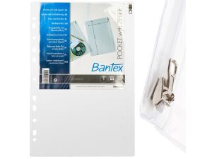 KOSZULKA Z SUWAKIEM BANTEX GROSZKOWA A4 10SZT