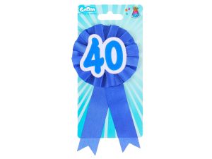 KOTYLION URODZINOWY "40" NIEBIESKI GODAN