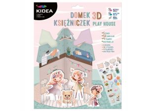 KREATYWNY DOMEK 3D DLA KSIĘŻNICZKI KIDEA