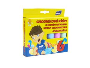 KREDA CHODNIKOWA OWALNA 6 KOLORÓW 6320134