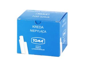 KREDA SZKOLNA BIAŁA 100 SZT OM-80200 TOMA