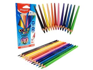 KREDKI MAPED COLORPEPS STRONG TRÓJKĄTNE 12 SZT