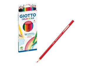 KREDKI OŁÓWKOWE GIOTTO COLORS 3.0 12SZT.