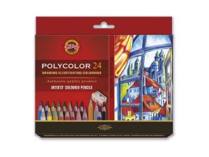 KREDKI POLYCOLOR 3834 24 KOLORY KOH-I-NOOR