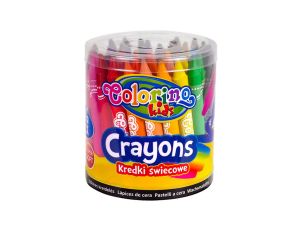 KREDKI ŚWIECOWE JUMBO 48 SZT. WIADERKO COLORINO