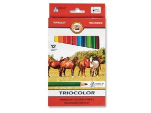 KREDKI TRIOCOLOR 3142 12 KOLORÓW 9MM