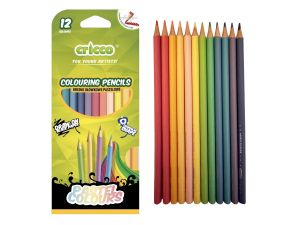 KREDKI TRÓJKĄTNE 12 KOL PASTELOWE CRICCO