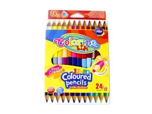 KREDKI TRÓJKĄTNE JUMBO COLORINO 12/24 KOLORÓW