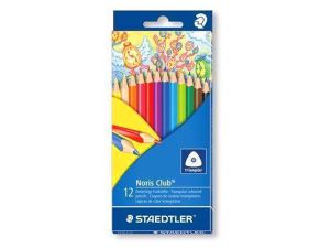 KREDKI TRÓJKĄTNE STAEDTLER NORIS CLUB 12 KOLORÓW