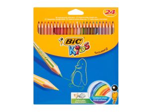 KREDKI TROPICOLORS  BIC KIDS 24 KOLORY