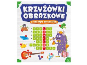 KRZYŻÓWKI OBRAZKOWE Z WESOŁYM POTWORKIEM