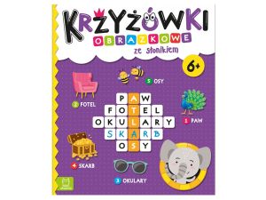 KRZYŻÓWKI OBRAZKOWE ZE SŁONIKIEM 6+ AKSJOMAT