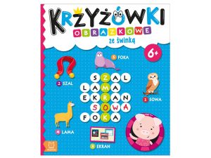 KRZYŻÓWKI OBRAZKOWE ZE ŚWINKĄ 6+ AKSJOMAT