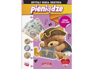 KSIĄŻECZKA EDUKACYJNA SPYTAJ MISIA PIENIĄDZE Z NAKLEJKAMI MARTEL