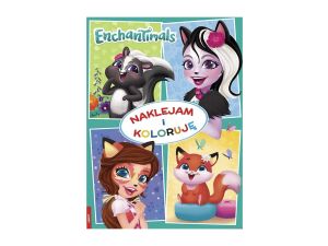 KSIĄŻECZKA ENCHANTIMALS NAKLEJAM I KOLORUJĘ