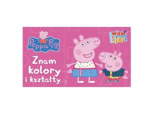 KSIĄŻECZKA PEPPA PIG ZNAM KOLORY I KSZTAŁTY WIEM I JA