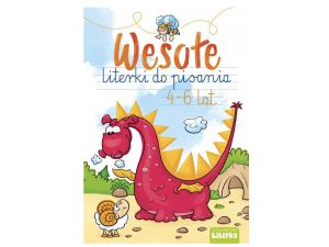 KSIĄŻECZKA WESOŁE LITERKI DO PISANIA 4-6 LAT