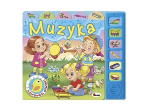  KSIĄŻKA NA BATERIE ODKRYWAMY DŹWIĘKI MUZYKA MOREX