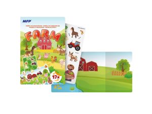 KSIĄŻKA Z NAKLEJKAMI FARMA 17 NAKL 1032392 MFP