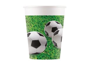 KUBECZKI PAP. FOOTBALL PARTY 200ML 8SZT GODAN