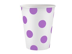 KUBECZKI PAP. GROSZKI LAWEDNDOWE 250ML A'6 GODAN
