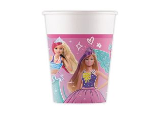 KUBECZKI PAPIEROWE BARBIE 200ML A'8 GODAN