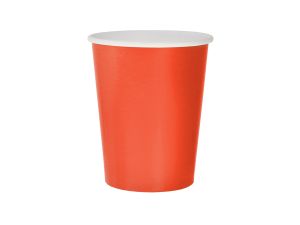 KUBECZKI PAPIEROWE JEDNOKOL. CZERWONE 270ML 6 SZT