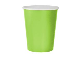 KUBECZKI PAPIEROWE JEDNOKOL. ZIELONE 270ML 14 SZT