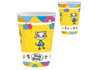 KUBECZKI PAPIEROWE KICIA KOCIA 250ML 6SZT GODAN