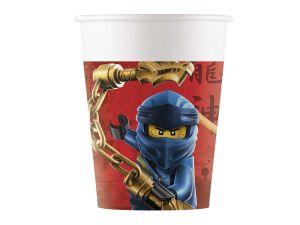 KUBECZKI PAPIEROWE LEGO NINJAGO 200ML 8SZT