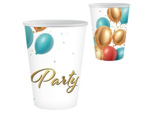 KUBECZKI PAPIEROWE PARTY 250ML 6SZT BB GODAN