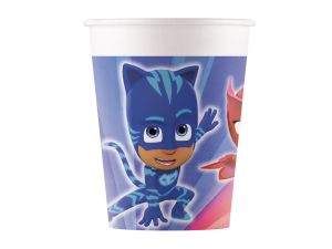 KUBECZKI PAPIEROWE PJ MASKS 200ML 8 SZT. GODAN