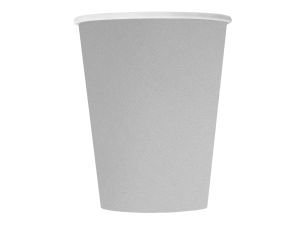 KUBECZKI PAPIEROWE SREBRNE 270ML 8SZT GODAN