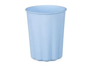 KUBECZKI PLASTIKOWE FALBANKA 220ML BŁĘKIT A'4 PART
