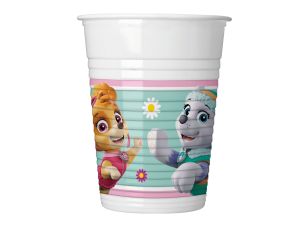KUBECZKI PLASTIKOWE PAW PATROL SKYE 200ML 8SZT
