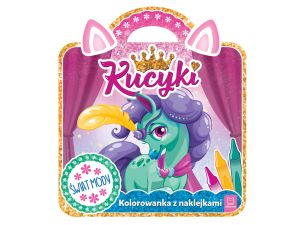 KUCYKI KOLOROWANKA Z NAKLEJKAMI ŚWIAT MODY