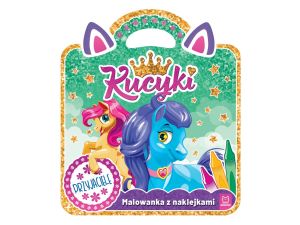 KUCYKI. MALOWANKA Z NAKLEJKAMI PRZYJACIELE AKSJOMA