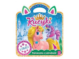 KUCYKI. MALOWANKA Z NAKLEJKAMI W PAŁACU
