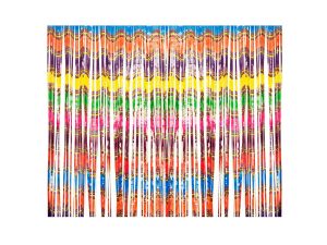KURTYNA KOLOROWE FALE 100X200CM GODAN