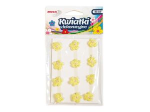 KWIATKI 18MM K18-3 ŻÓŁTE BREWIS