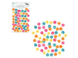 KWIATY PAPIEROWE 1CM 60 SZT MIX KOL CEKP-052 