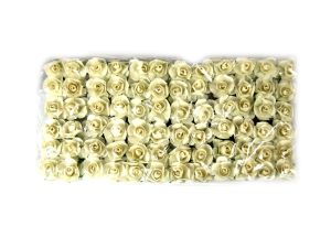 KWIATY PAPIEROWE 20MM/72 KREMOWE  M103H-010