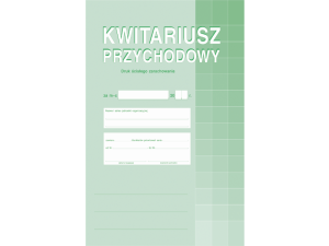 KWITARIUSZ PRZYCHODOWY A4 (50 SZT) 400-1