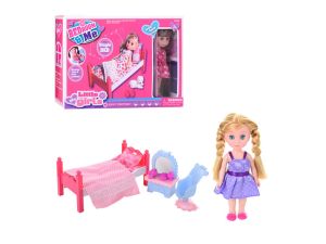 LALKA 17 CM Z ŁÓŻECZKIEM 63005W