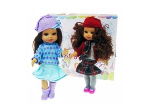 LALKA 36CM W CZAPECZCE MUZYKA 3442
