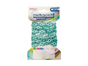 ŁAŃCUSZEK KWIATKI 1M KSL3 NIEBIESKI BREWIS