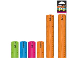 LINIJKA 20CM FLEXI MIX COLOURS