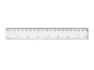 LINIJKA 20CM OP. JEDNOSTKOWE TIROLPI 