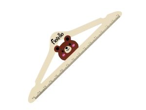 LINIJKA FIORELLO 15CM GR-F37MW MIŚ WIESZAK