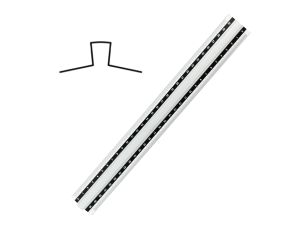 LINIJKA GRAND ALUMINIOWA Z UCHWYTEM 30CM GR-115-30